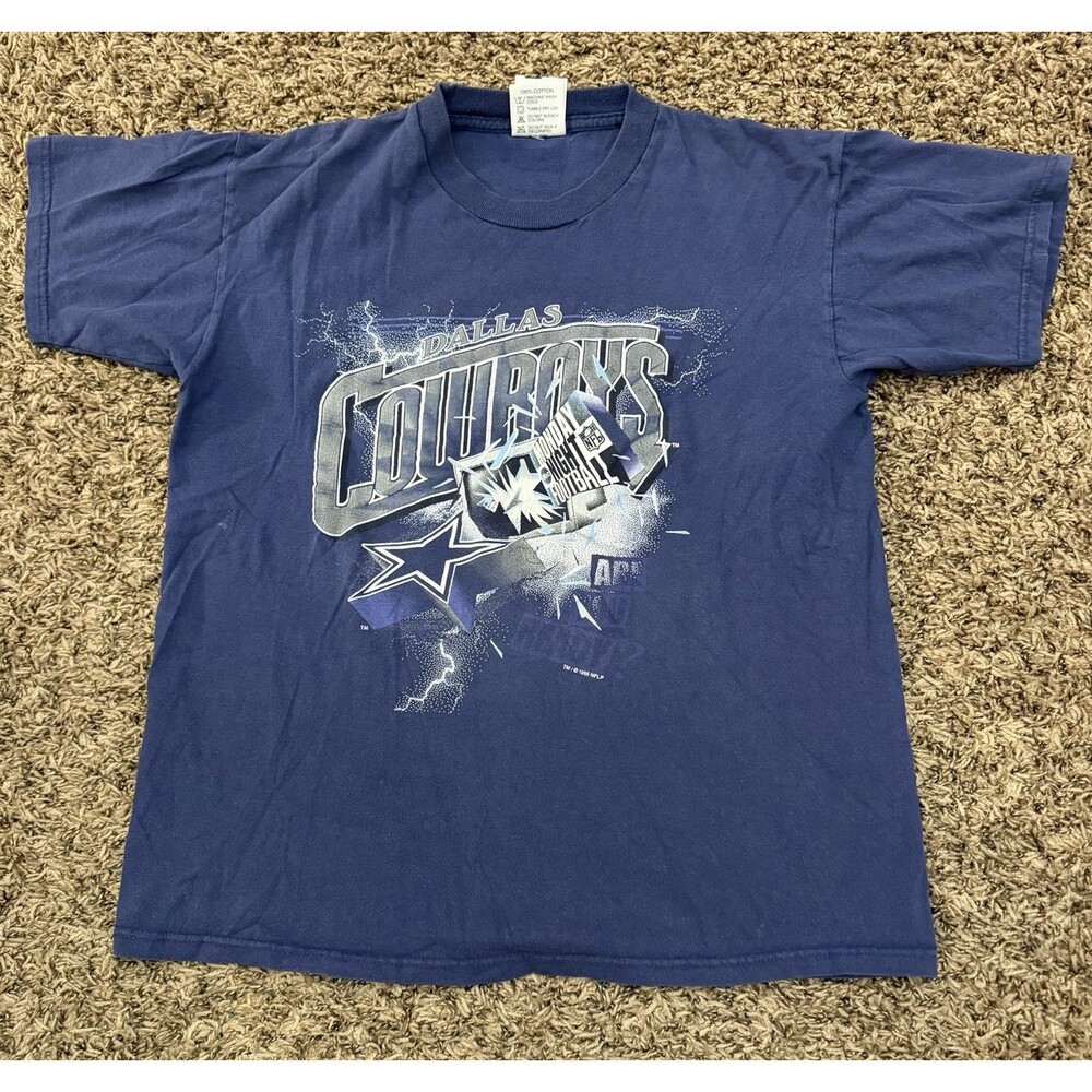 Vintage 1995 Dallas Cowboys NFL Monday Night Football Shirt Sz Medium